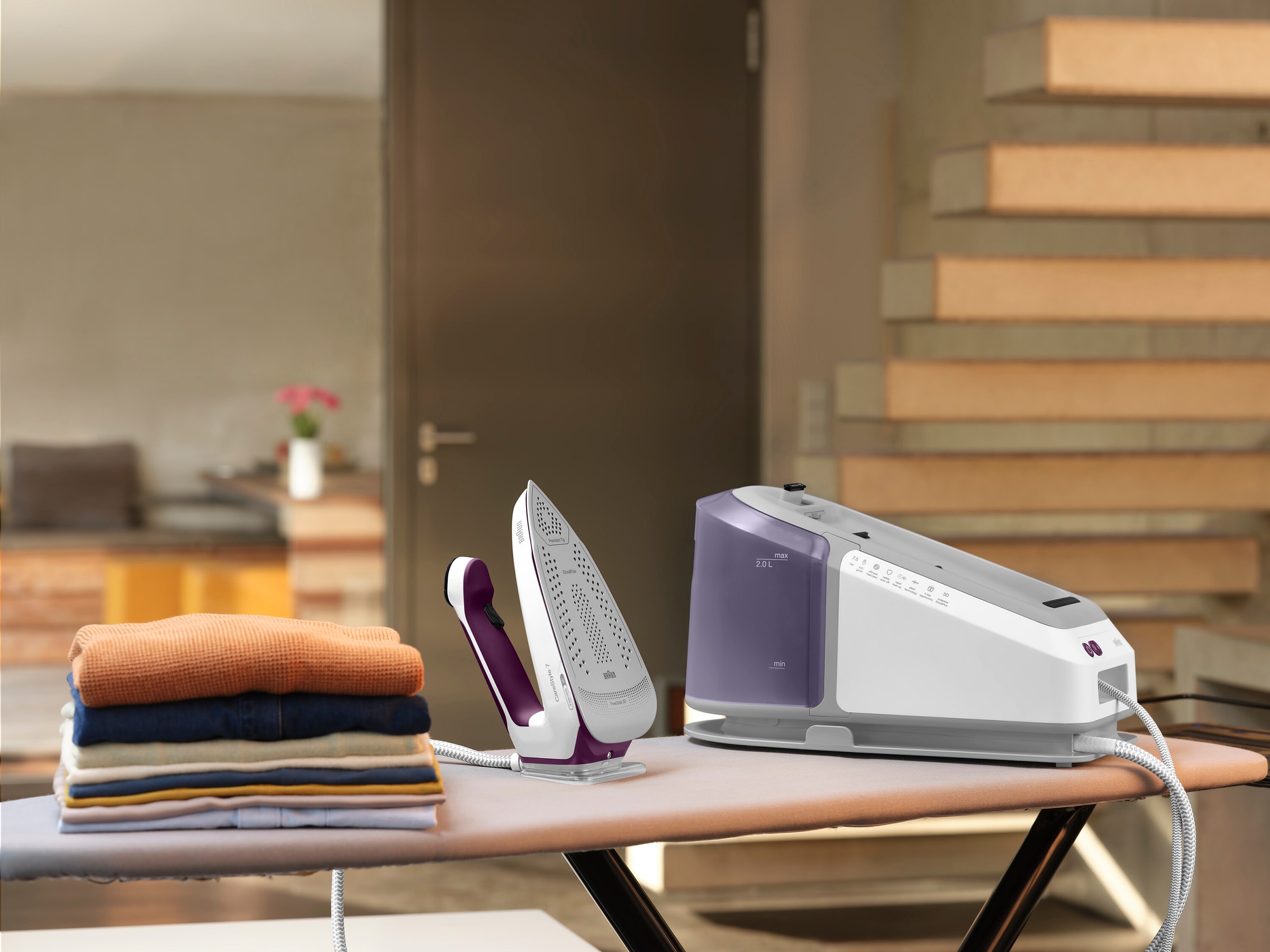 Centrale vapeur BRAUN CareStyle 7 Pro, 2700W, Violet - IS7266VI Centrale vapeur BRAUN CareStyle 7 Pro, 2700W, Violet - IS7266VI
