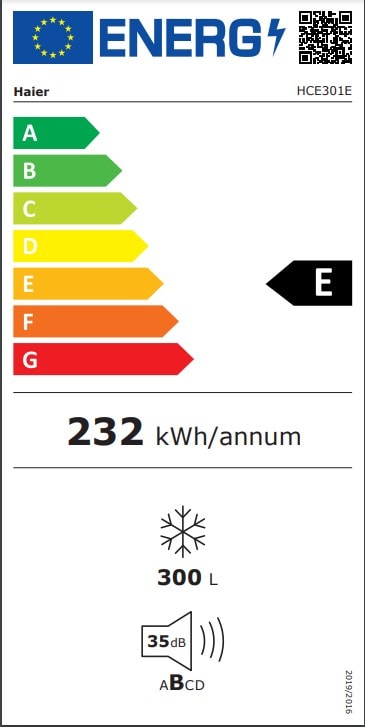 Congélateur coffre HAIER  - HCE301E
