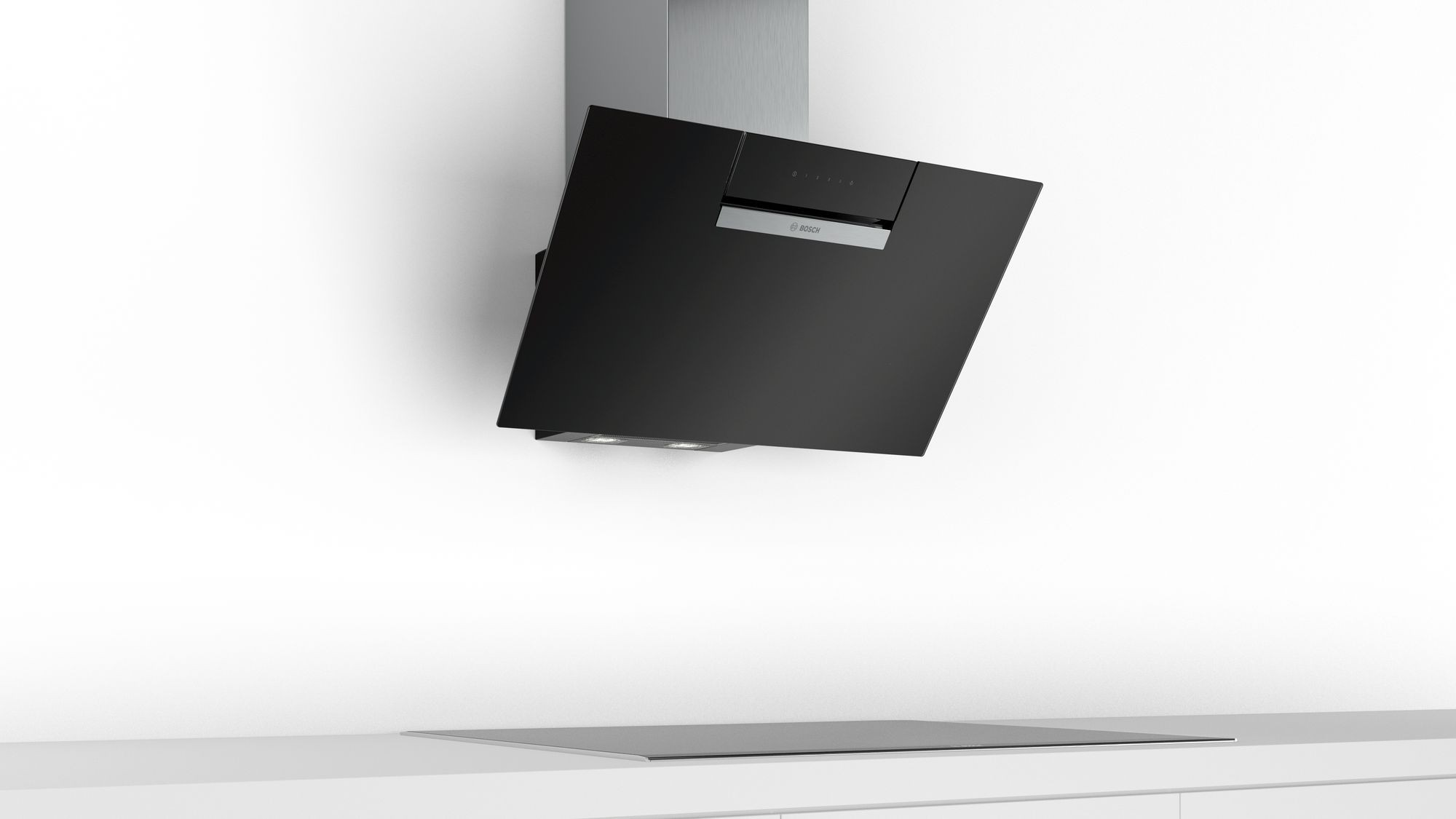 Hotte decorative murale BOSCH Série 2 80 cm Noir - DWK87EM60