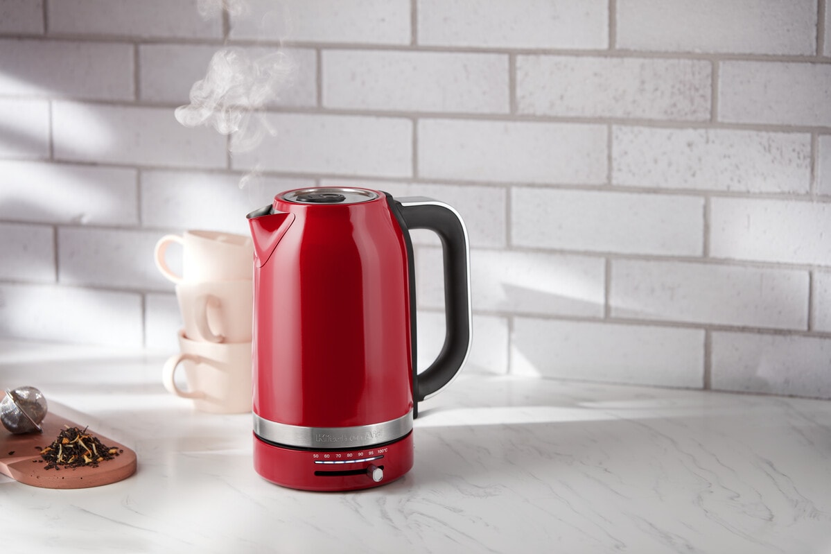 Bouilloire KITCHENAID Température réglable 1,7L 2400W Rouge - 5KEK1701EER