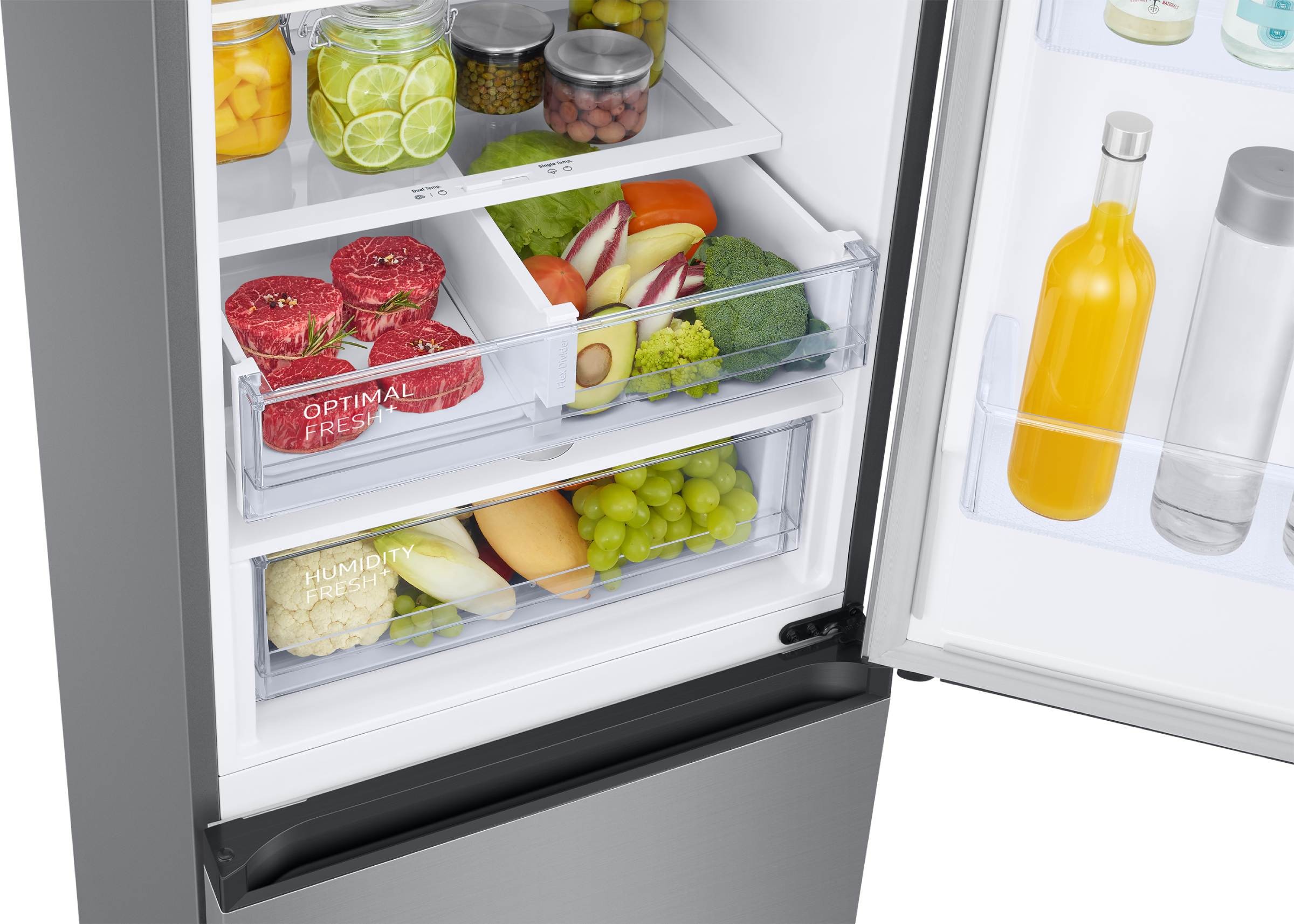 Réfrigérateur congélateur bas SAMSUNG Froid Ventilé intégrale No Frost 390L Gris - RB38C603DSA Réfrigérateur congélateur bas SAMSUNG Froid Ventilé intégrale No Frost 390L Gris - RB38C603DSA