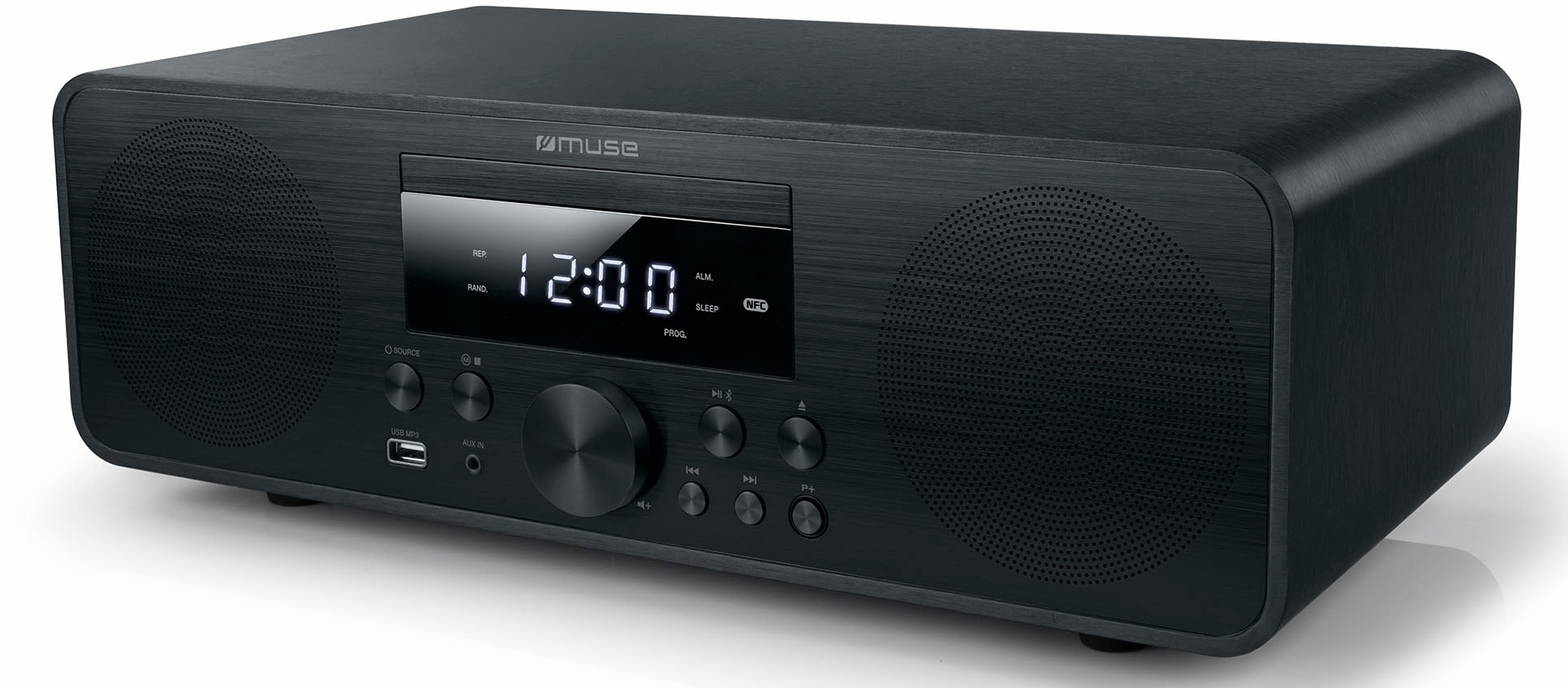 Micro chaîne hifi MUSE CD DAB+ Bluetooth USB 80W Noir M-880FBC