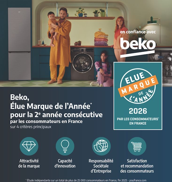 Lave vaisselle tout integrable 45 cm BEKO  - BDIS16030