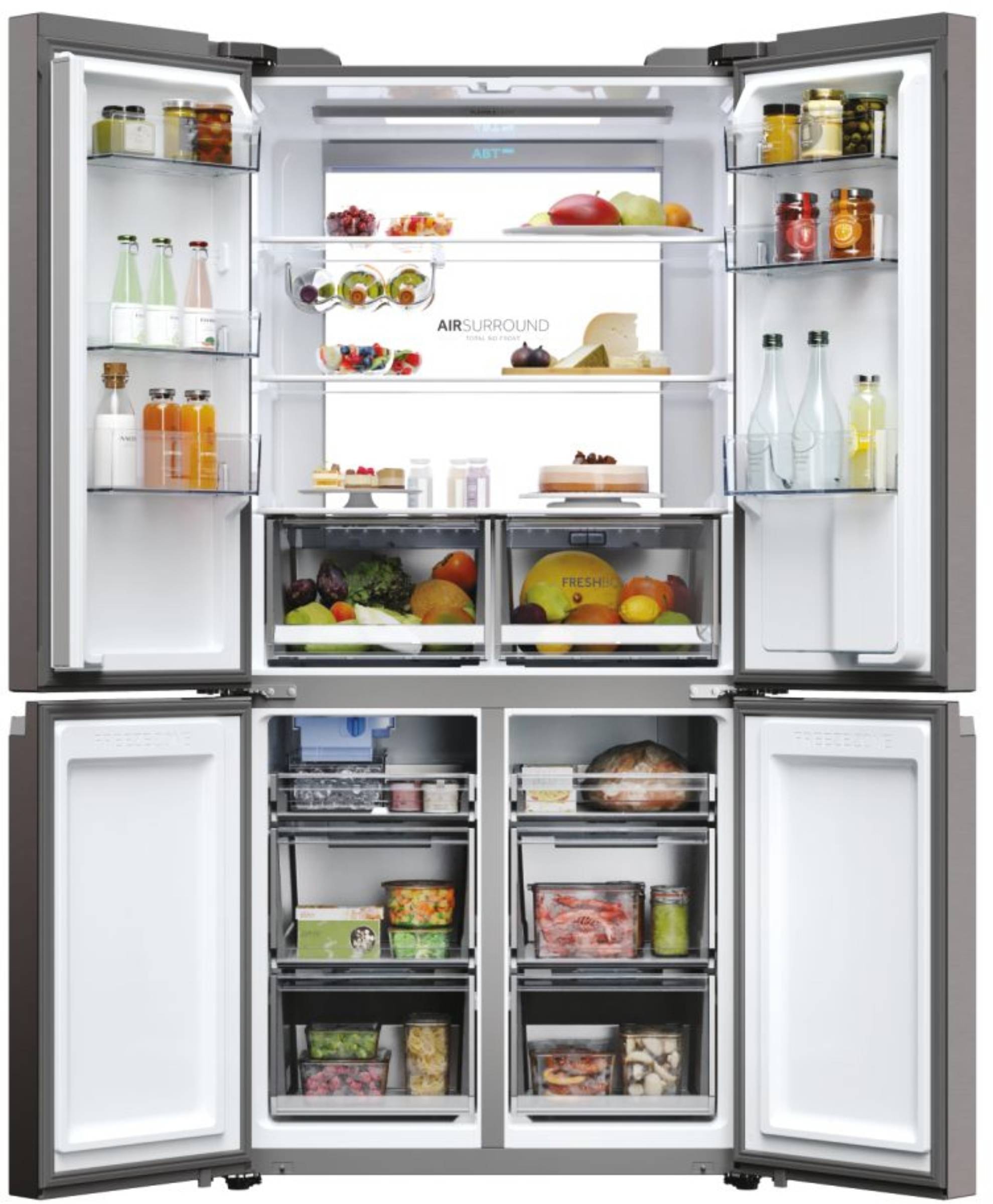 Réfrigérateur congélateur bas HAIER , Froid No Frost, 642L, Noir - HCR79F19EHMD Réfrigérateur congélateur bas HAIER , Froid No Frost, 642L, Noir - HCR79F19EHMD