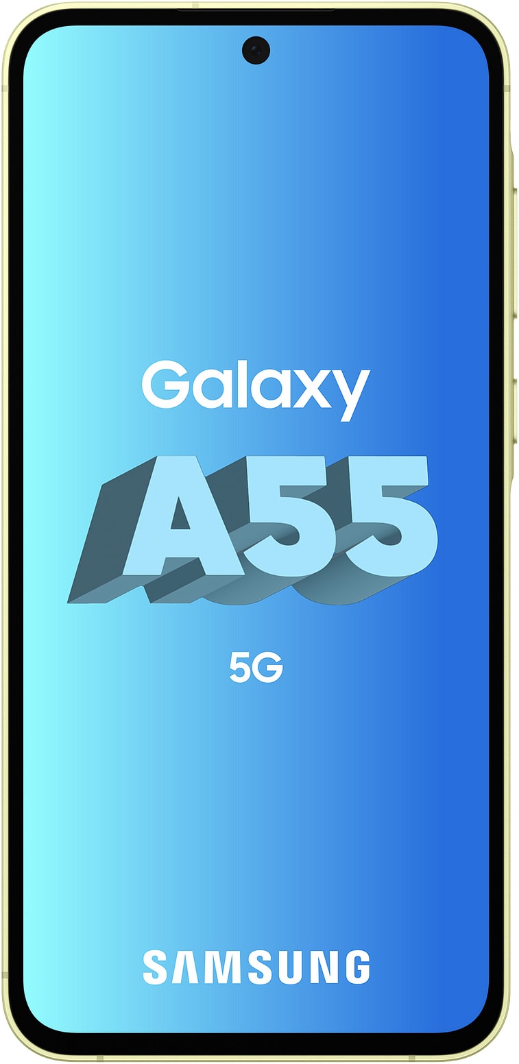 SAMSUNG Smartphone Galaxy A55 5G 128Go Jaune - GALAXY-A55-128-LIME