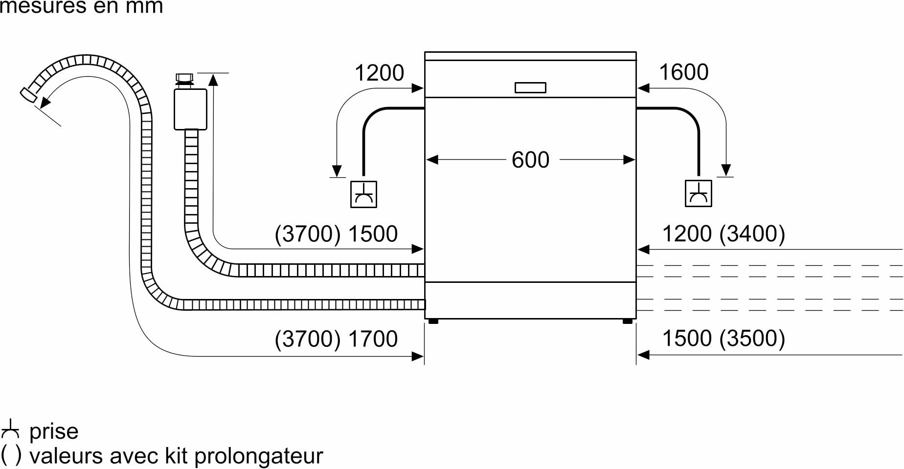 Lave vaisselle 60 cm SIEMENS 13 couverts Gris - SN23HI02KE
