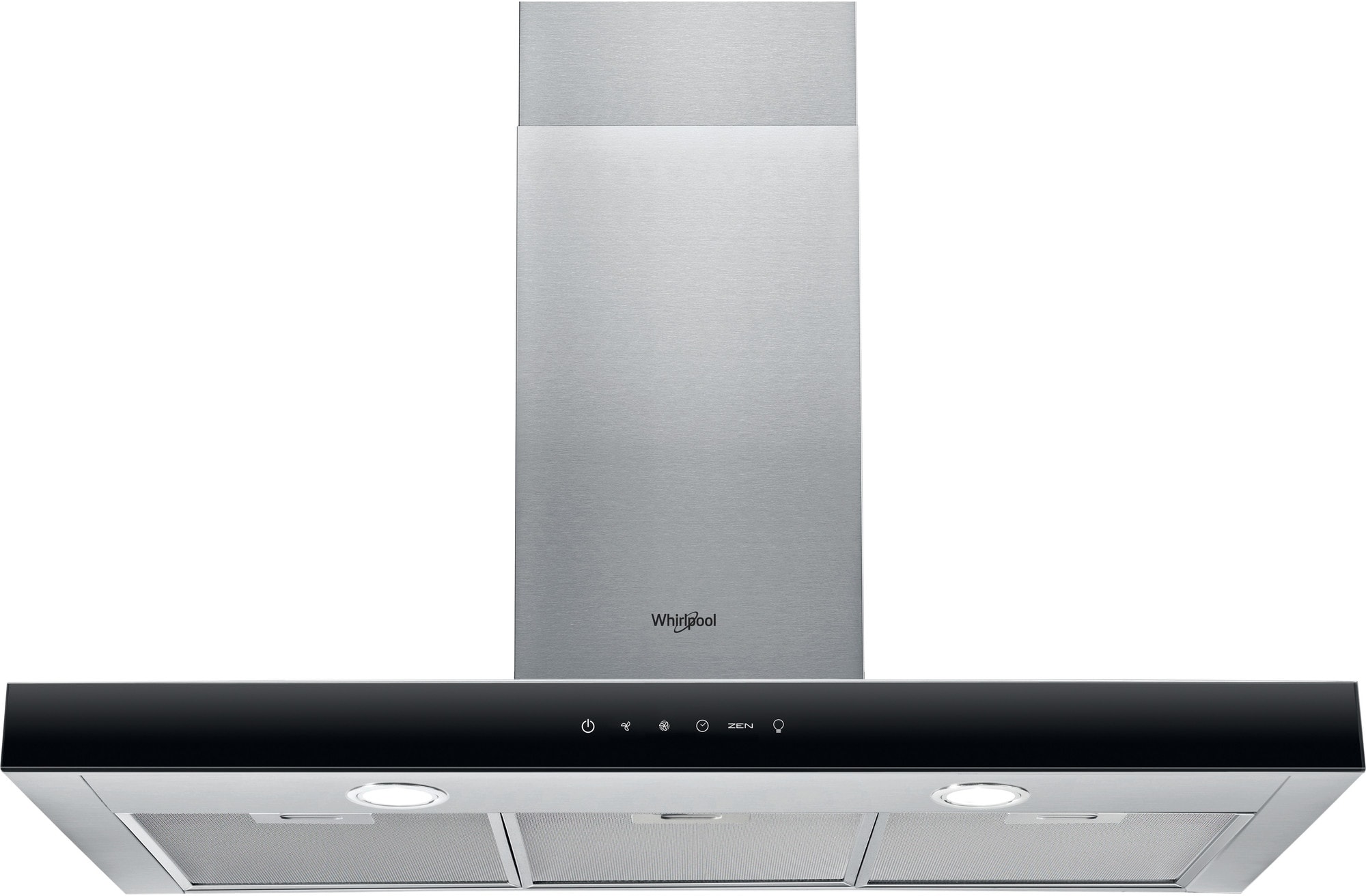 Hotte decorative murale WHIRLPOOL 73dB 90cm Inox WHB92FUTX/1