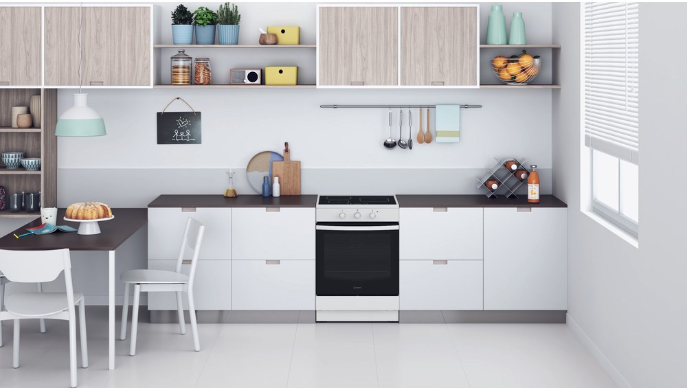 Cuisiniere induction INDESIT 3 foyers four catalyse Blanc - IS67IQ5PCW Cuisiniere induction INDESIT 3 foyers four catalyse Blanc - IS67IQ5PCW