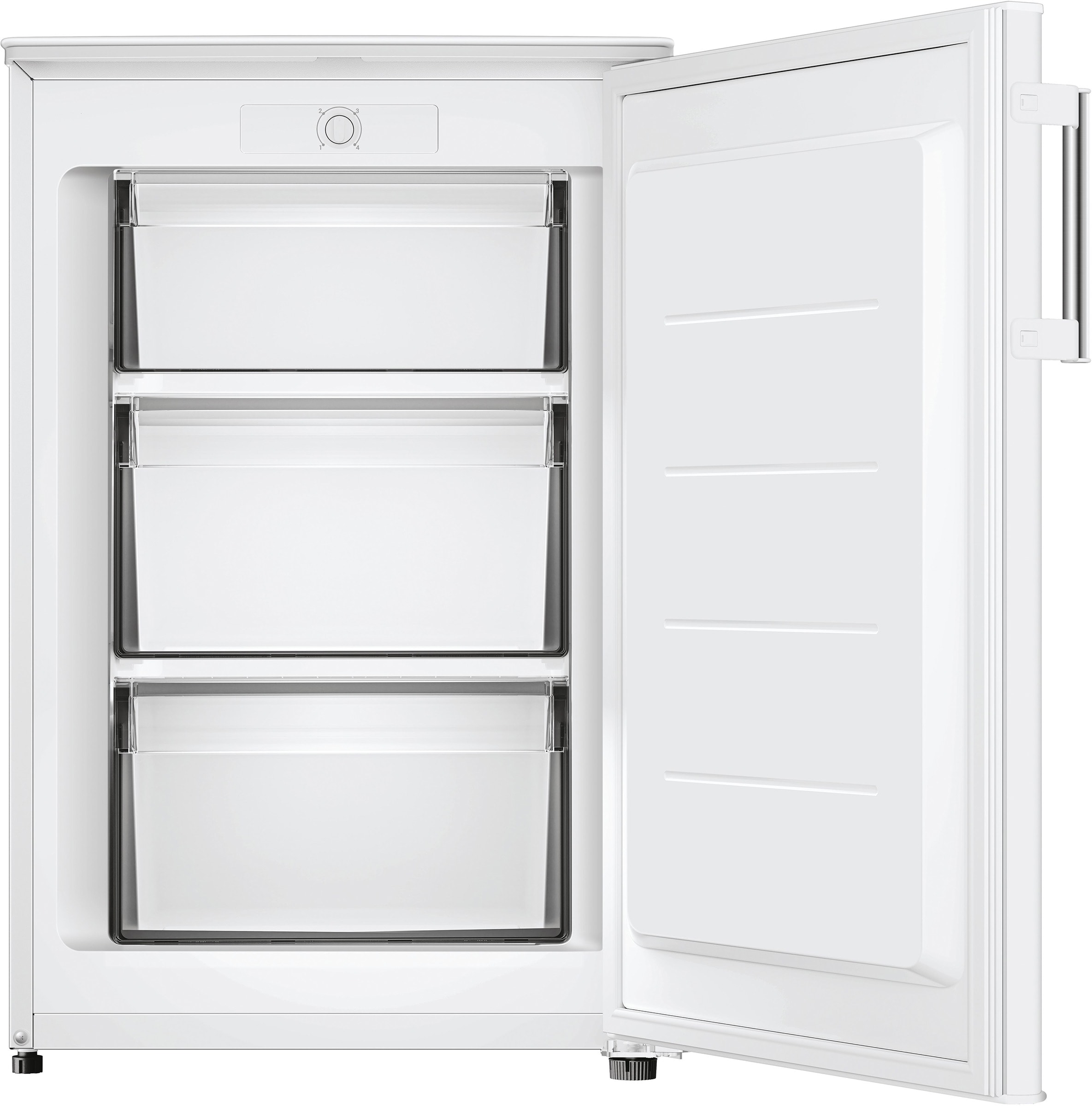 Congélateur top CANDY , Low frost, 85L, Blanc - CUQS58EWH
