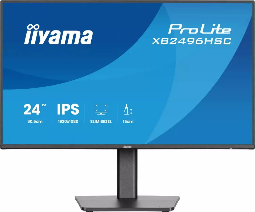 Ecran 24 pouces Full HD IIYAMA IPS USB-C Noir XB2496HSC-B1