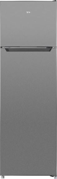 Réfrigérateur congélateur haut BEKO 223L Froid statique Gris RDSA240K40SN