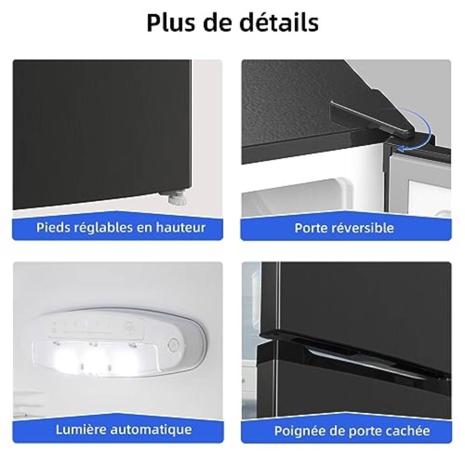 Réfrigérateur congélateur bas CHIQ - CBM117L42 Réfrigérateur congélateur bas CHIQ - CBM117L42