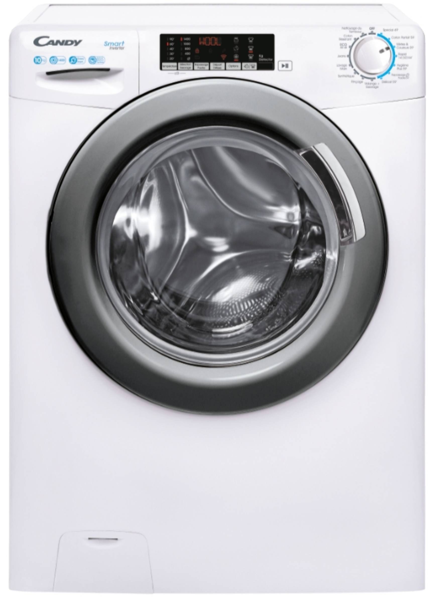 Lave linge Frontal CANDY 10kg 1400trs Blanc - CSS1410TWMRE-FR