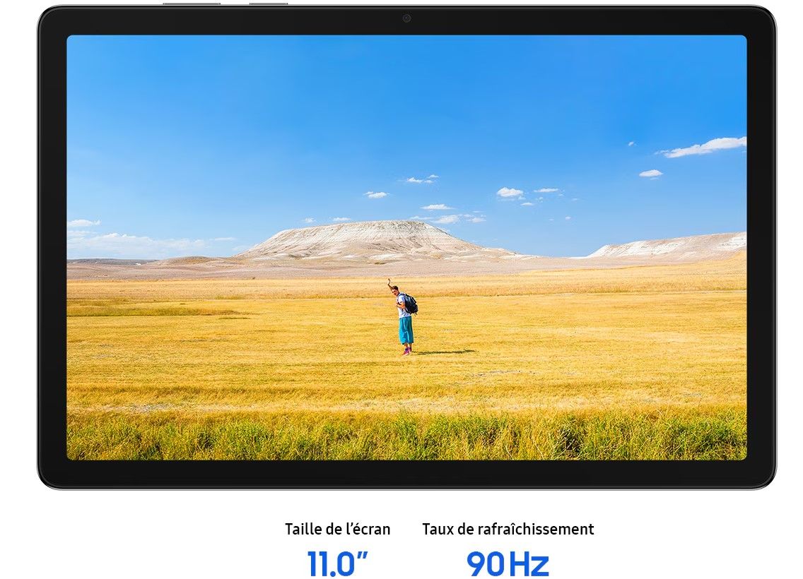 Tablette SAMSUNG 11'' Wi-Fi 256Go Gris - GALTABA11+256-GRIS