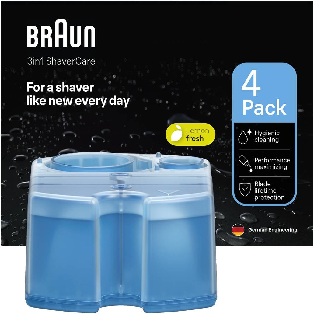 Accessoire rasoir BRAUN Recharges Clean & Renew - CCR4/
