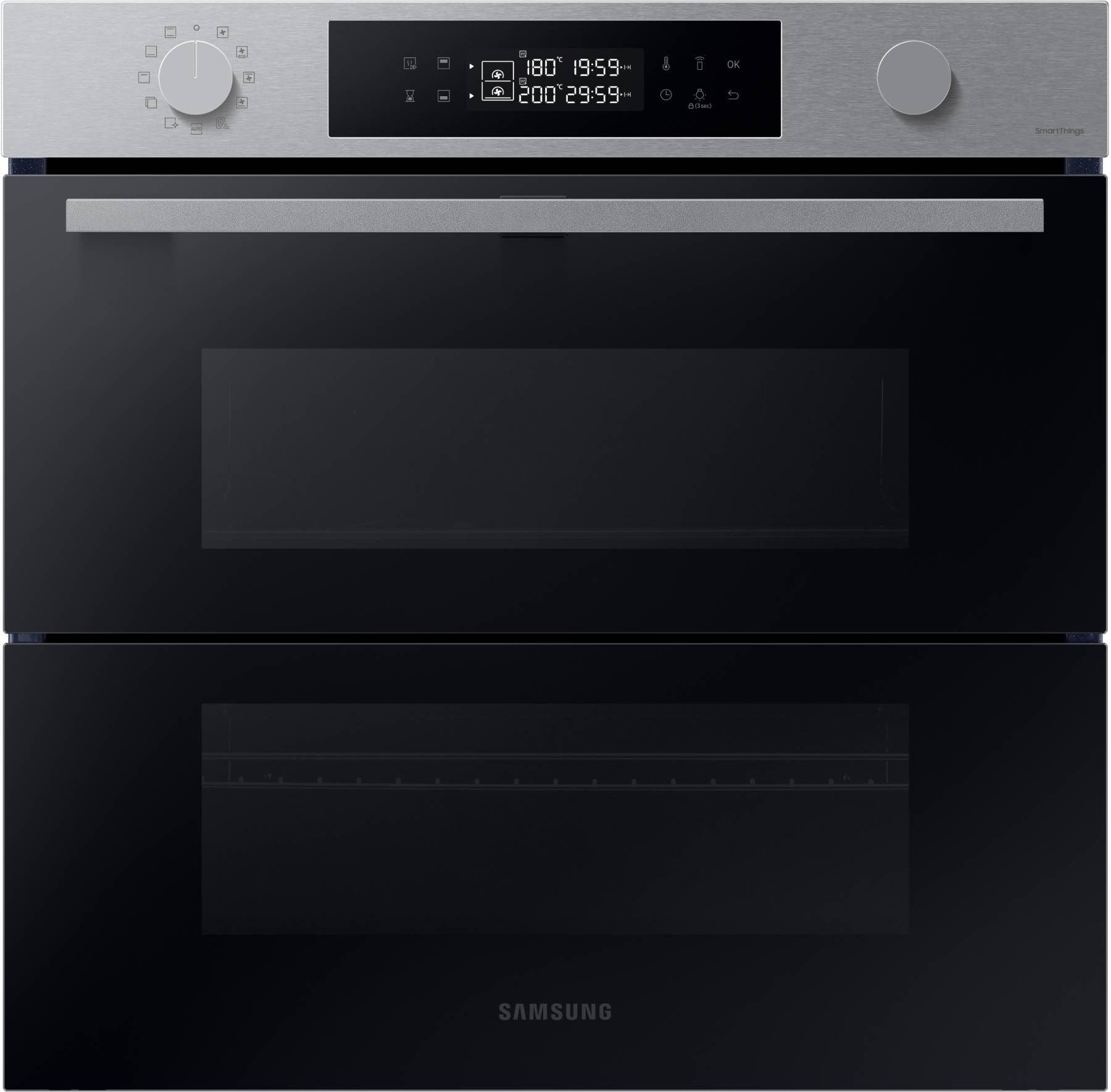 Four encastrable pyrolyse SAMSUNG Dual Cook Flex WiFi 76L Inox NV7B45305AS