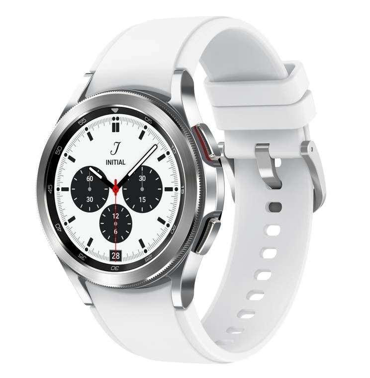 Montre connectée SAMSUNG Galaxy Watch4 Classic 42mm Argent Bluetooth - SM-R880NZSAXEF