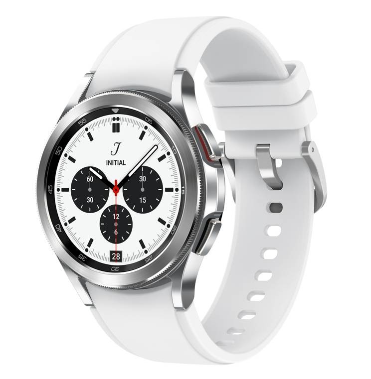 SAMSUNG Montre connectée Galaxy Watch4 Classic 42mm Argent Bluetooth - SM-R880NZSAXEF