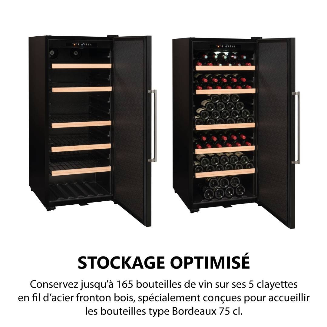 Cave à vin de vieillissement LA SOMMELIERE 165 bouteilles - CTP177A
