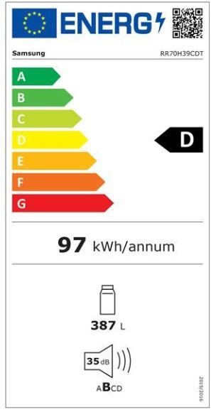 Réfrigérateur 1 porte SAMSUNG  - RR70H39CDTEF