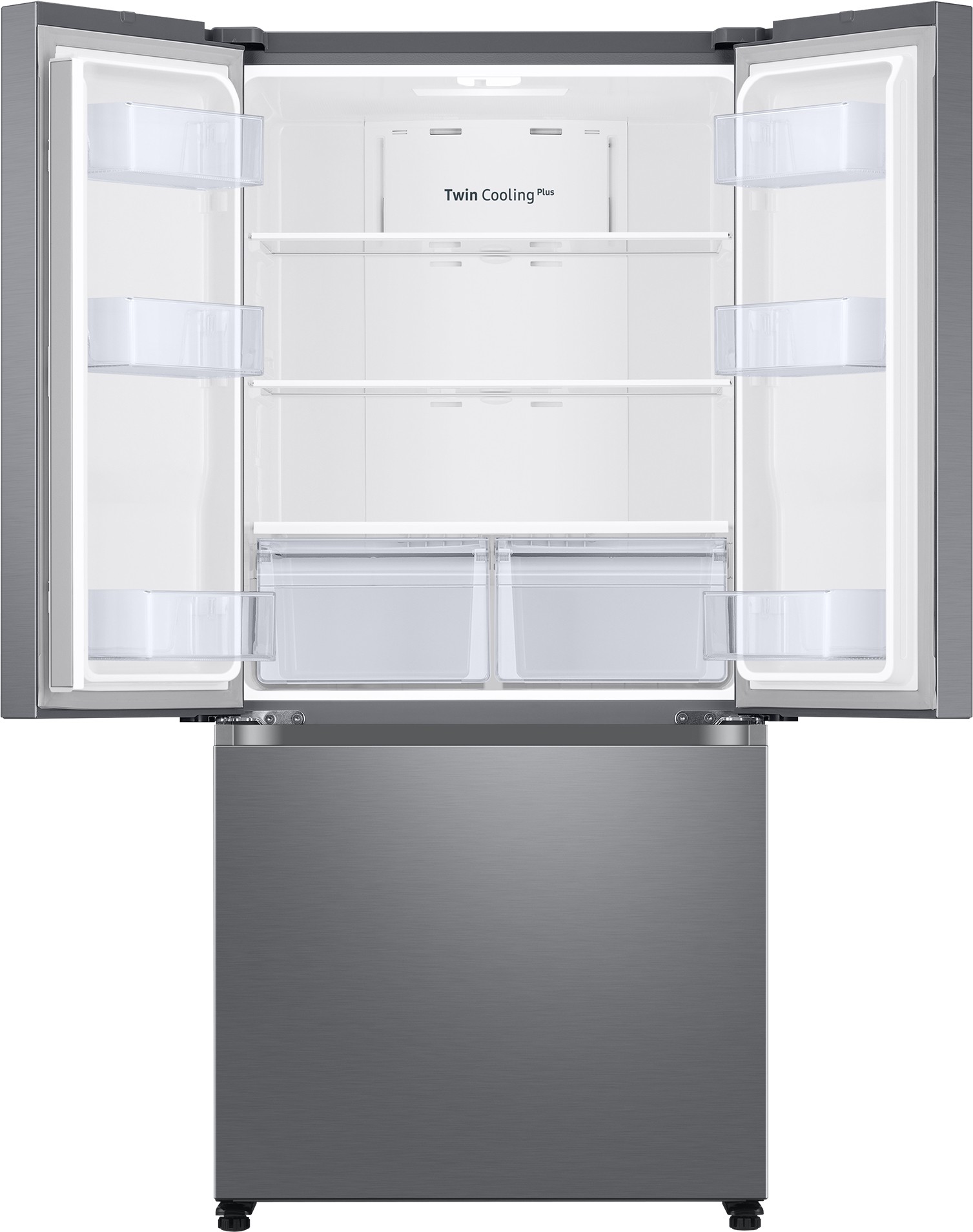 SAMSUNG Réfrigérateur 3 portes Froid Ventilé Plus 496L Inox