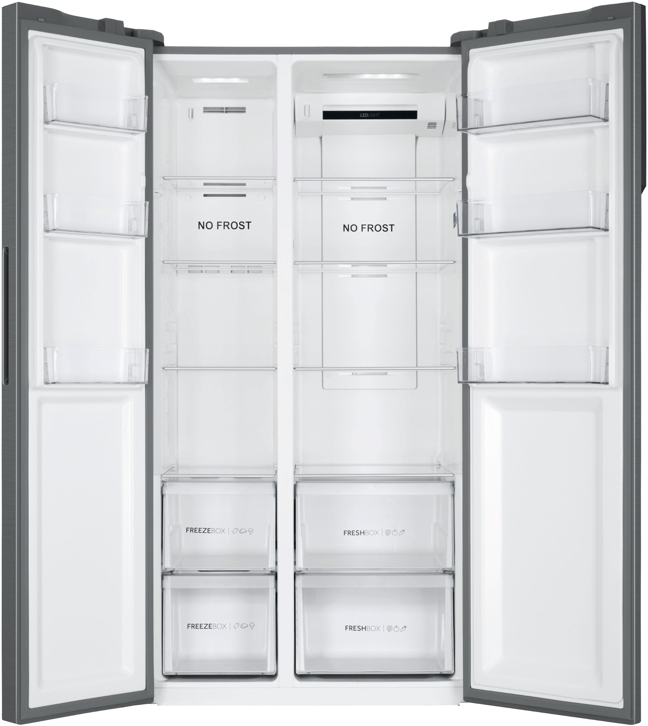 Réfrigérateur américain HAIER Total No Frost, 528L, Gris - HSR3918ENPG