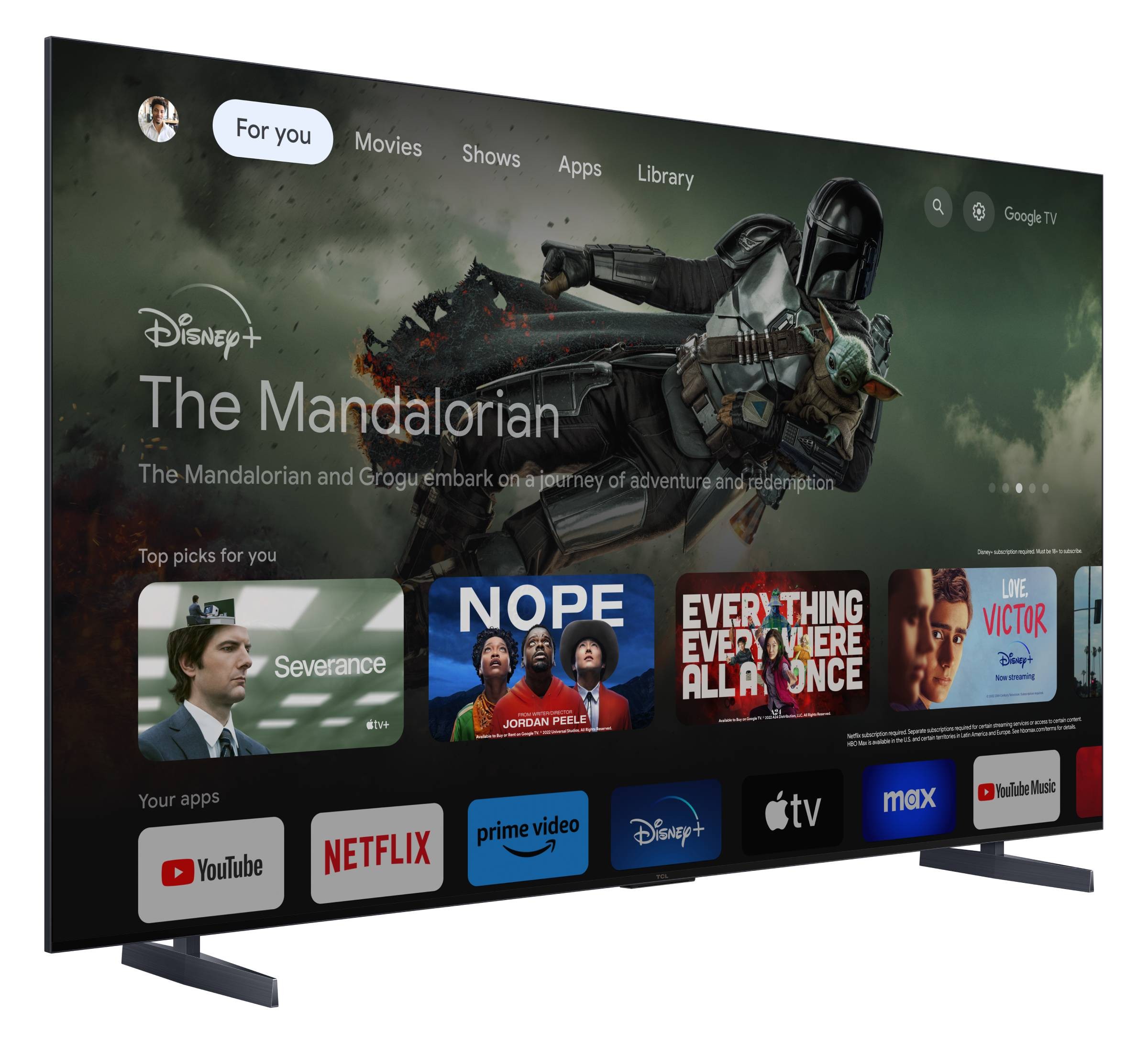 TV QLED 4K 139 cm TCL - 55C649 TV QLED 4K 139 cm TCL - 55C649