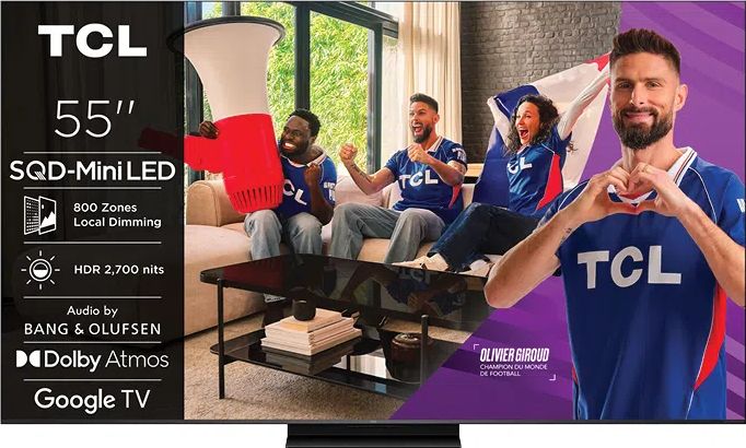 TV Mini LED 4K 139 cm TCL  - 55C7L