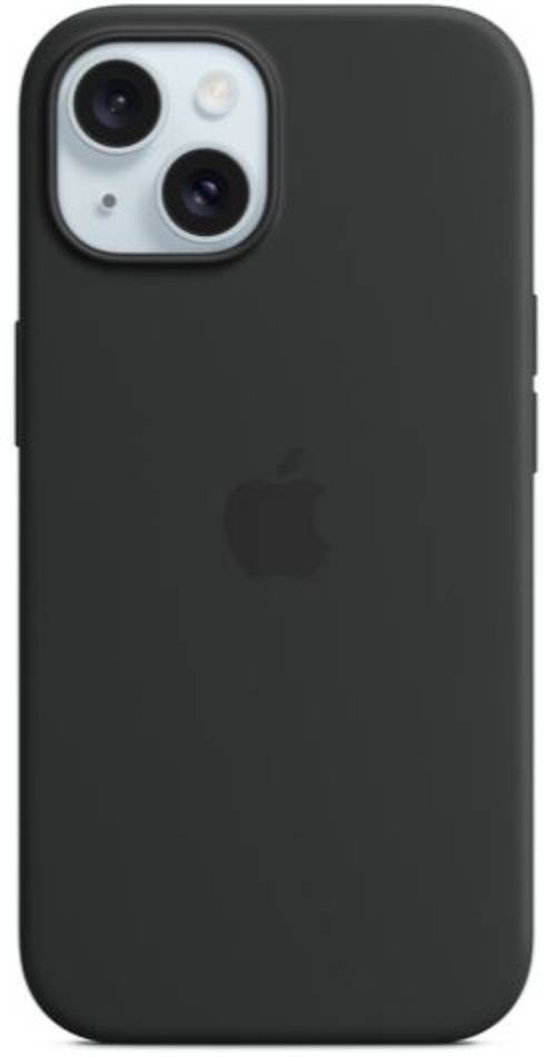 APPLE Coque iPhone 15 Plus silicone Magsafe Noire  MT103ZM/A