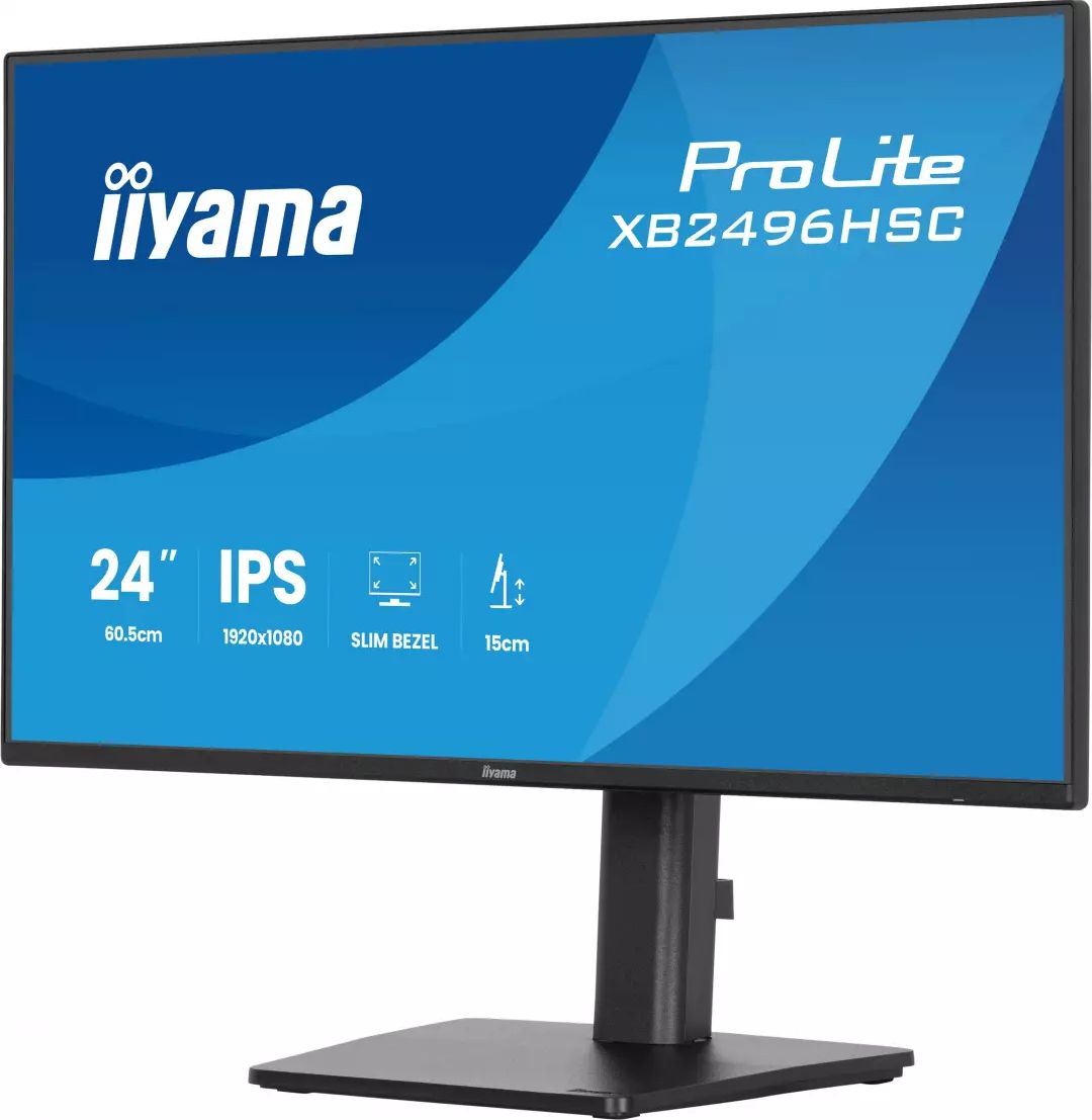 Ecran 24 pouces Full HD IIYAMA IPS USB-C Noir - XB2496HSC-B1