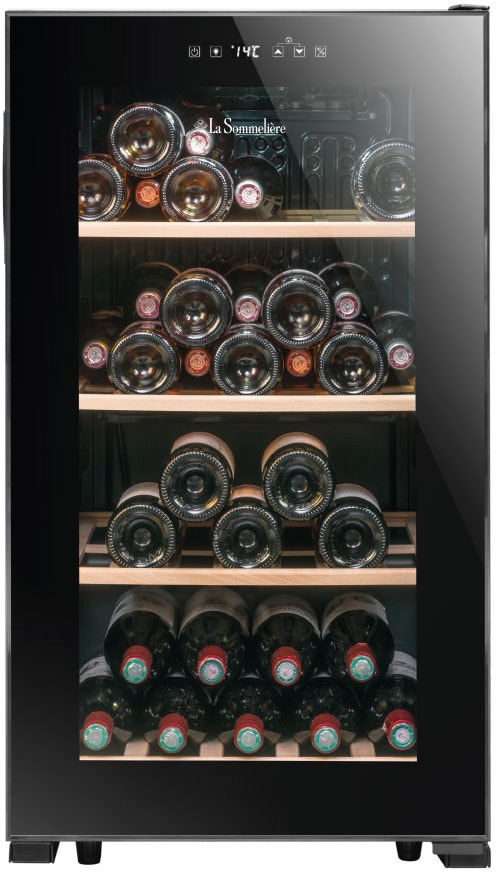 Cave à vin de service LA SOMMELIERE compatible vinotag 52 bouteilles - LS52BLACK Cave à vin de service LA SOMMELIERE compatible vinotag 52 bouteilles - LS52BLACK