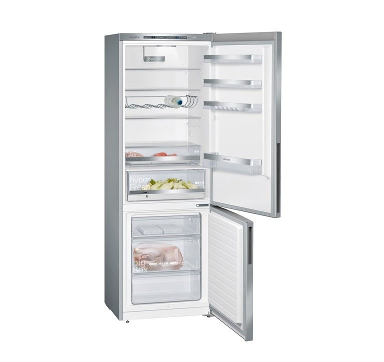 SIEMENS Réfrigérateur congélateur bas IQ500 LowFrost 413L Inox  KG49EAICA
