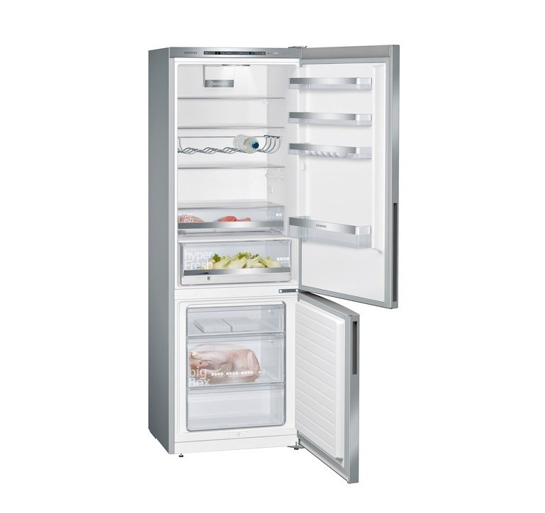 SIEMENS Réfrigérateur congélateur bas IQ500 LowFrost 413L Inox - KG49EAICA