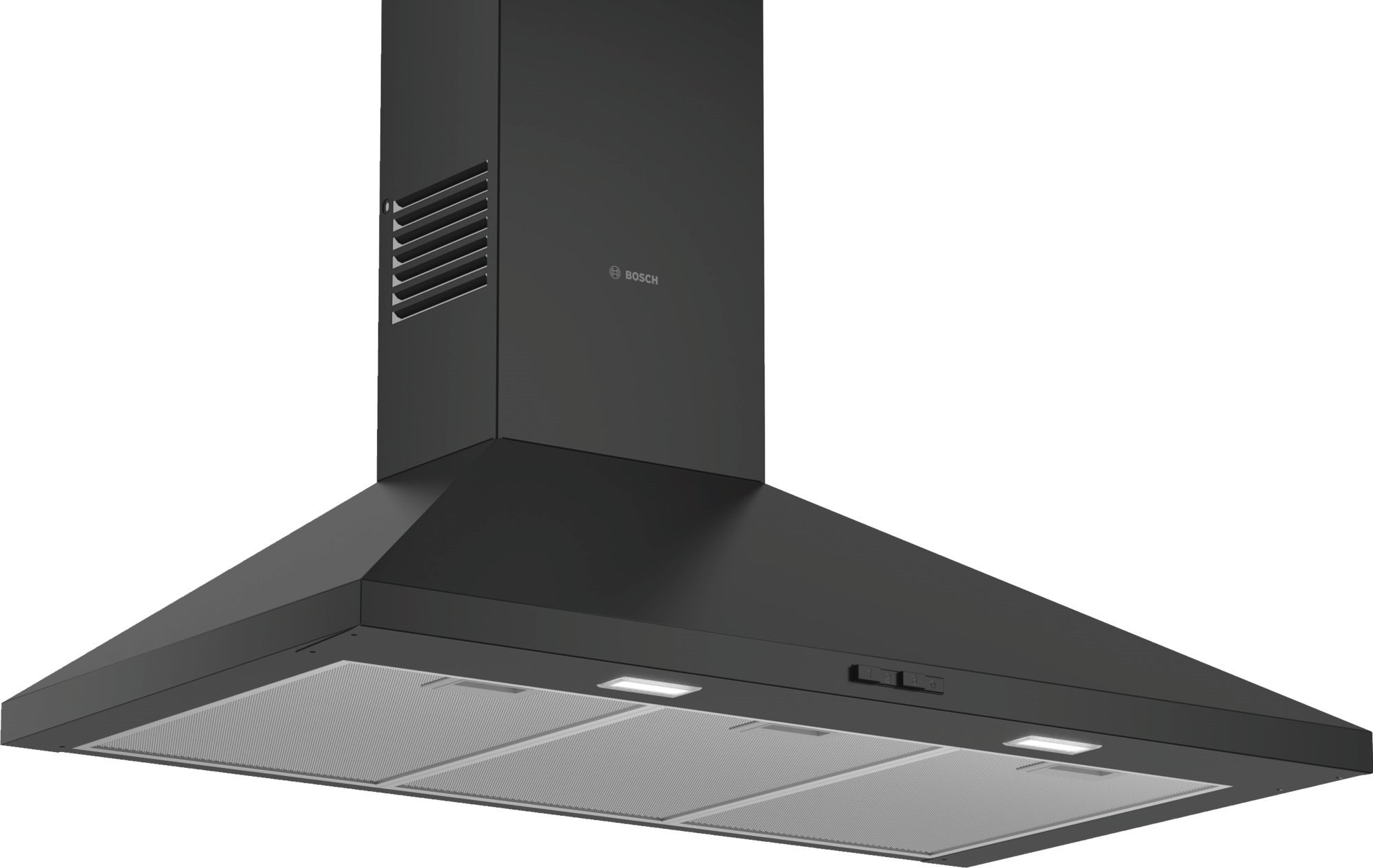 BOSCH Hotte decorative murale pyramide Série 2 65dB 90 cm Noir