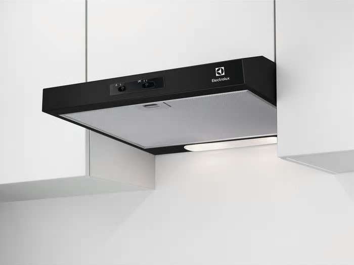 Hotte casquette ELECTROLUX 60cm 71dB Noir EFU216K