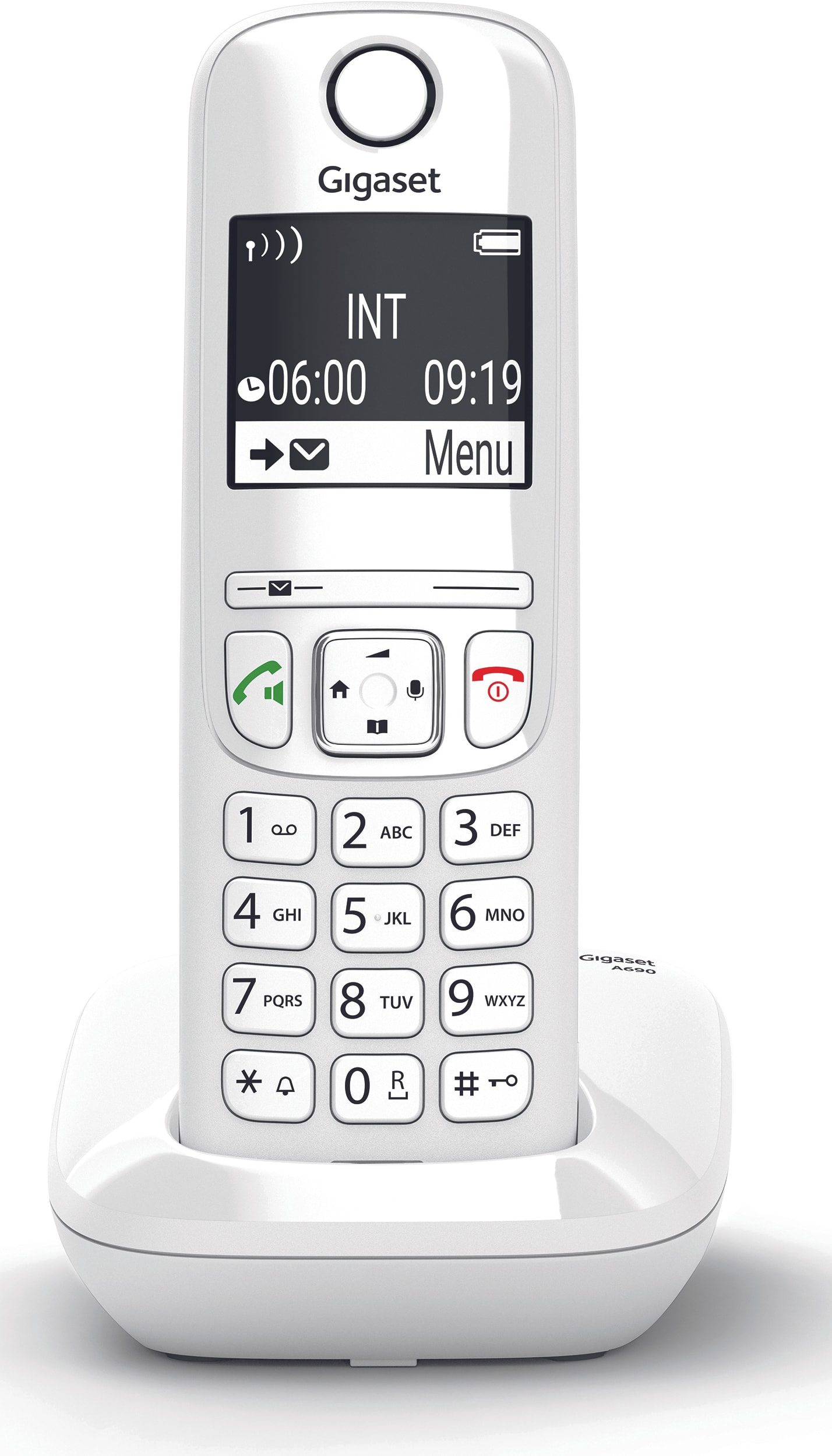 Téléphone sans fil SIEMENS GIGASET AS690 100 contacts Blanc GIGAAS690BLANC