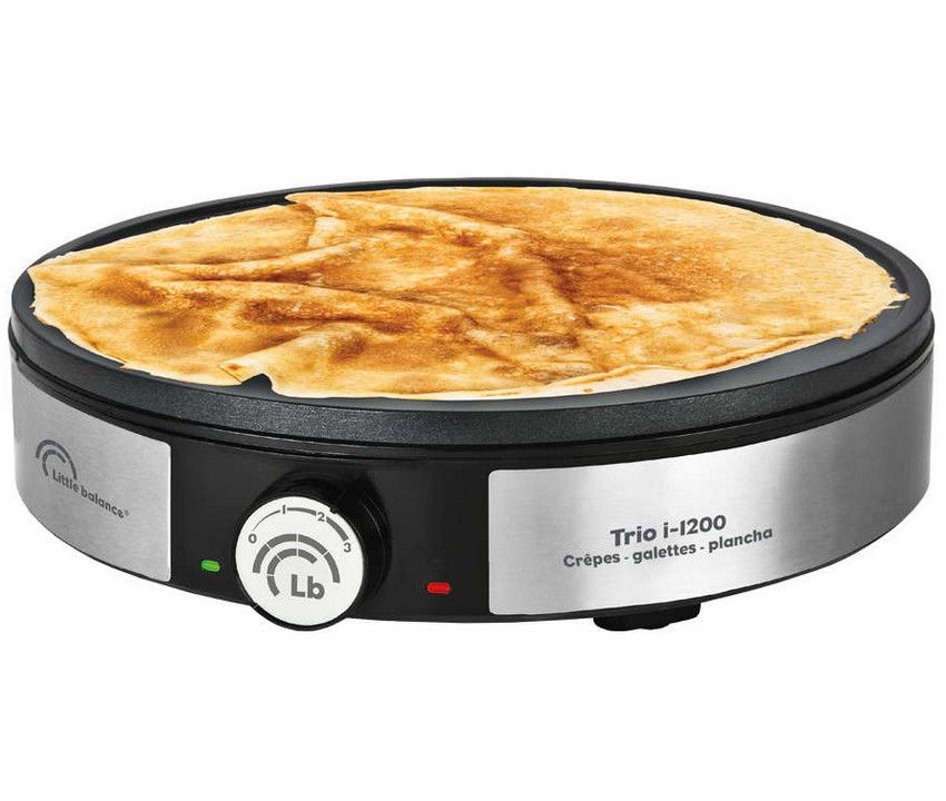 Crêpière LITTLE BALANCE 30 cm 1200W Noir - MAXCREPE8383