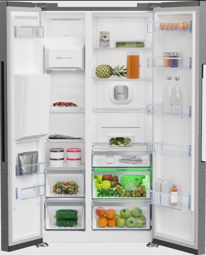 Réfrigérateur américain BEKO  - B7RGNE665ZDPX