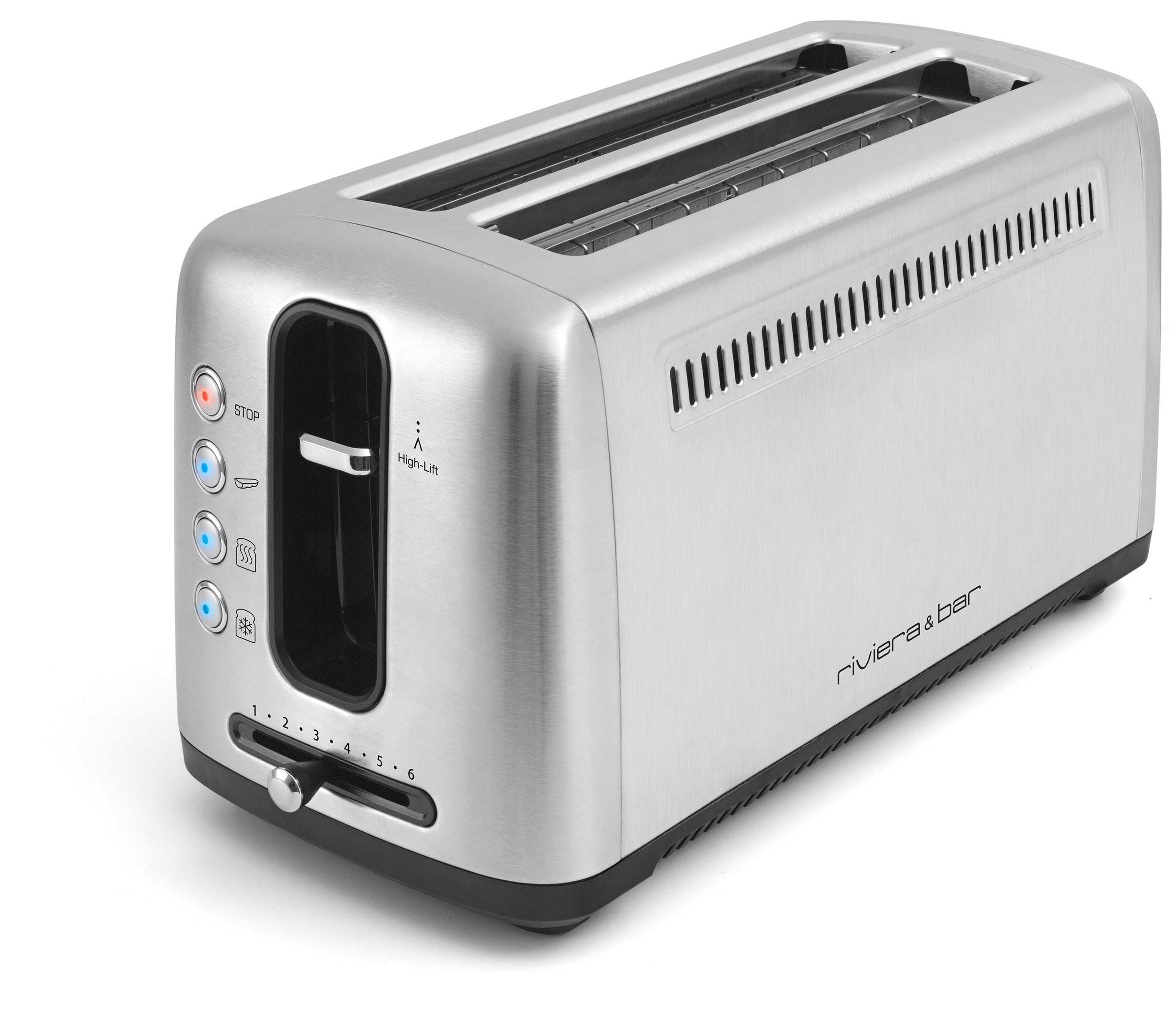 Grille pain RIVIERA & BAR 2 fentes 1500W Inox GP540A