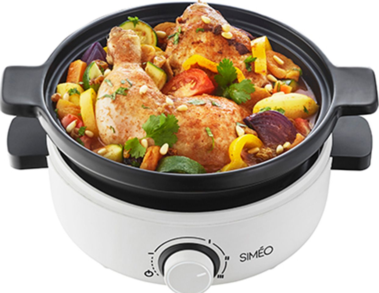 Tajine SIMEO 4 personnes 1000W 1,8L Noir - TGC680