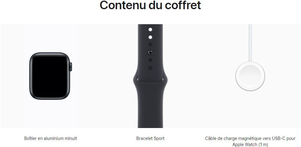 APPLE Montre connectée  - WATCHSE-MRH83QF-2023