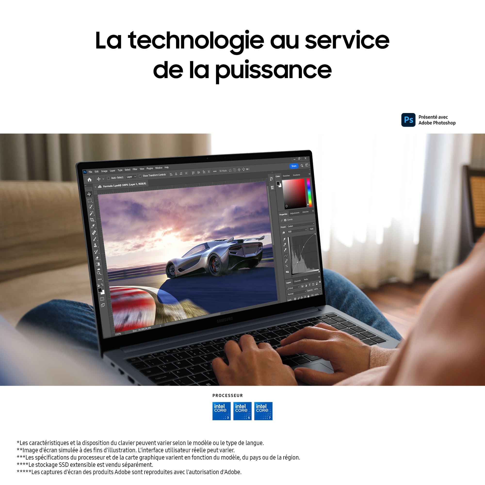 PC portable 15 pouces SAMSUNG 15.6" Intel Core 7 150U 16Go RAM 512Go SSD - NP750XGK-KB1FR PC portable 15 pouces SAMSUNG 15.6" Intel Core 7 150U 16Go RAM 512Go SSD - NP750XGK-KB1FR