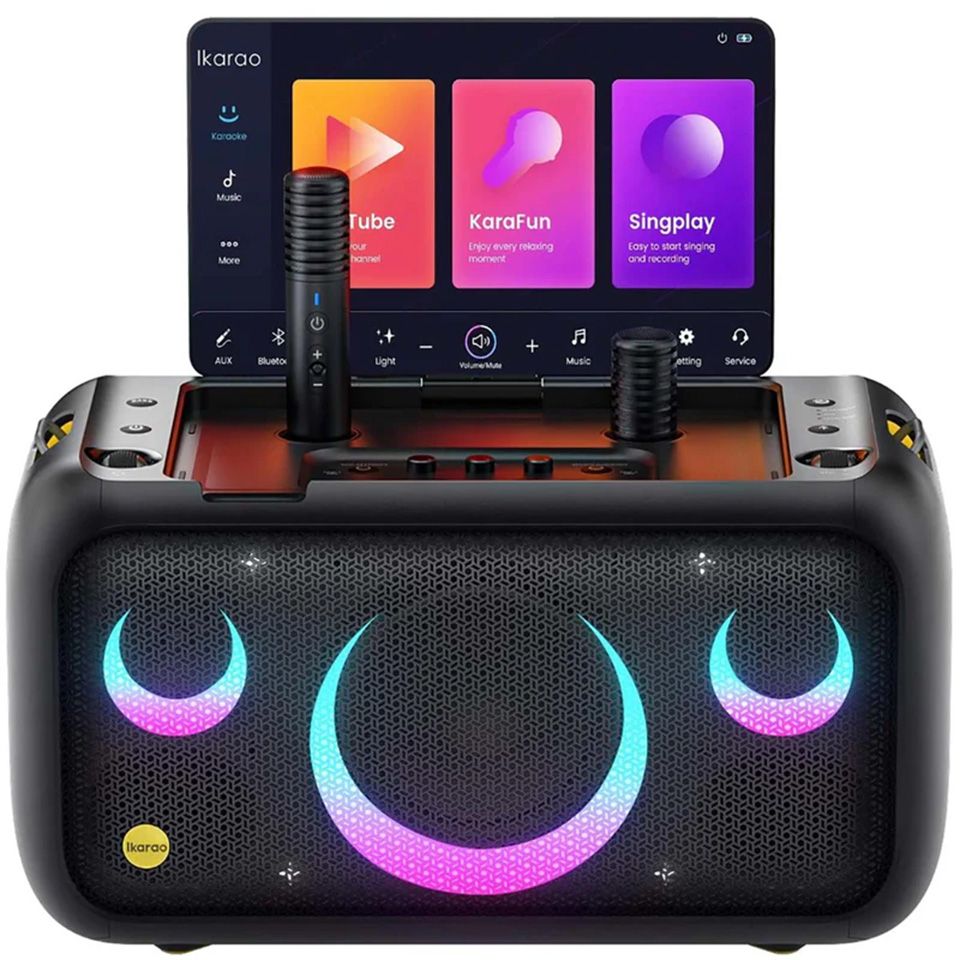 Ensemble karaoké IKARAO Android Bluetooth Wi-Fi 460W IKARAO-X1