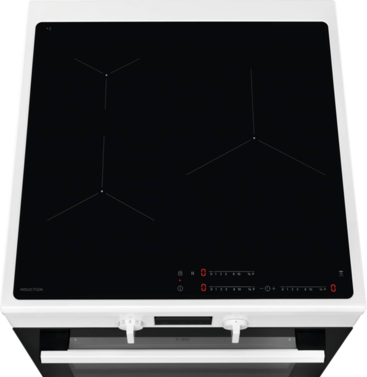Cuisiniere induction ELECTROLUX SurroundCook Série 500 Blanc - LKI64850BW