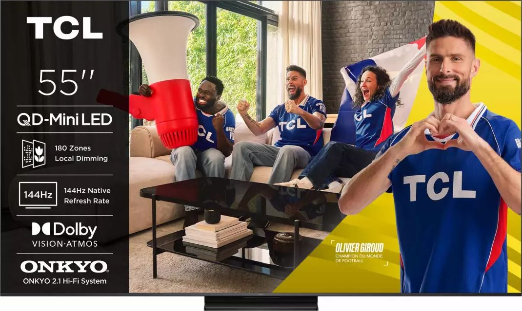 TV Mini LED 4K 139 cm TCL  - 55C6KPRO