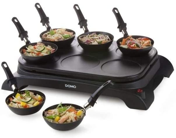 Crêpière DOMO 1000W 6 empreintes - DO8710W