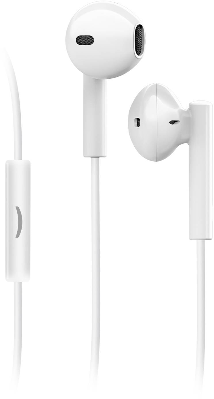 Ecouteurs SBS Filaire Micro intégré Blanc - ECOUT-FIL-MIX65
