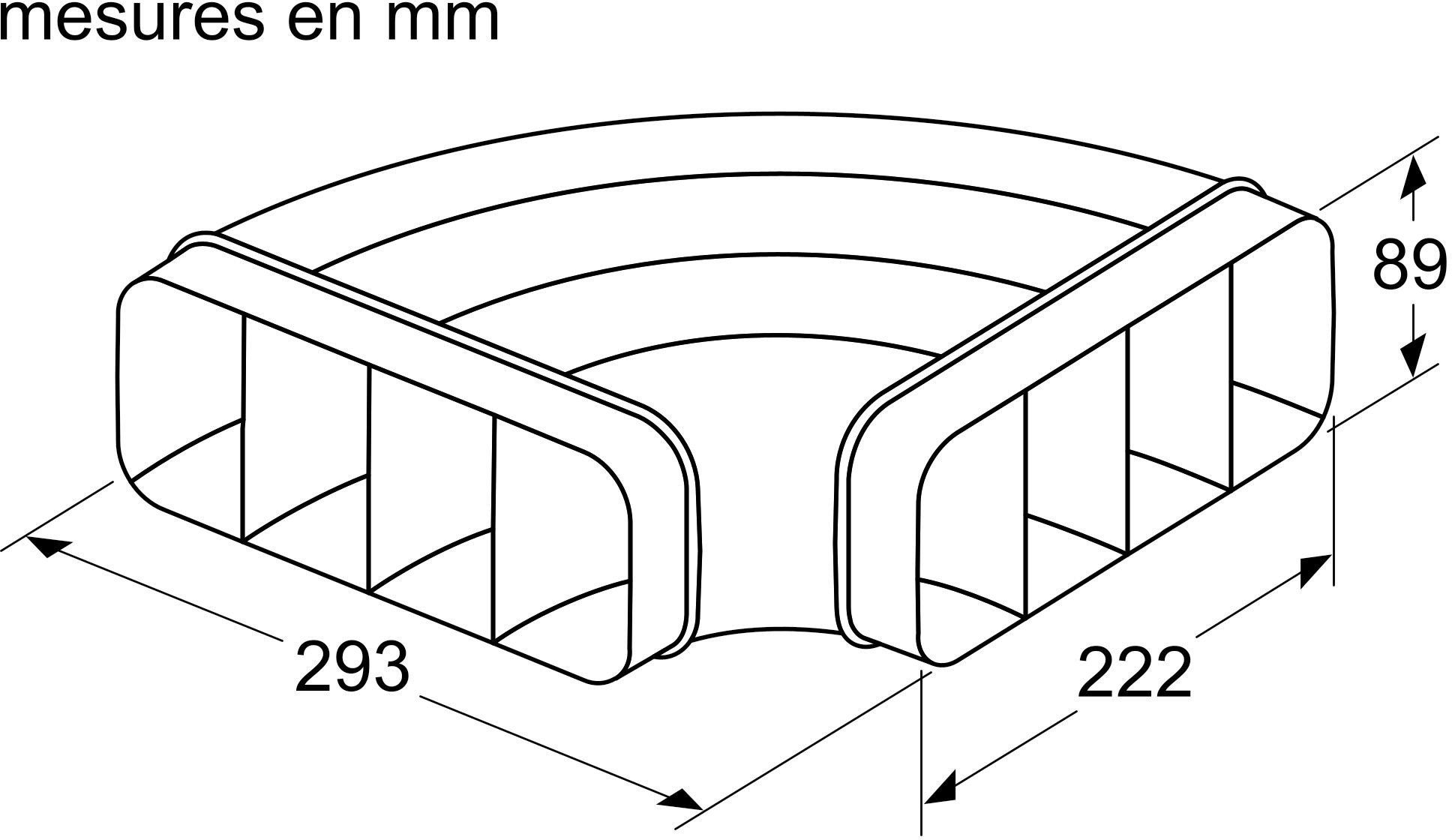 Adaptateur SIEMENS Coude horizontal 90° - HZ9VDSB1