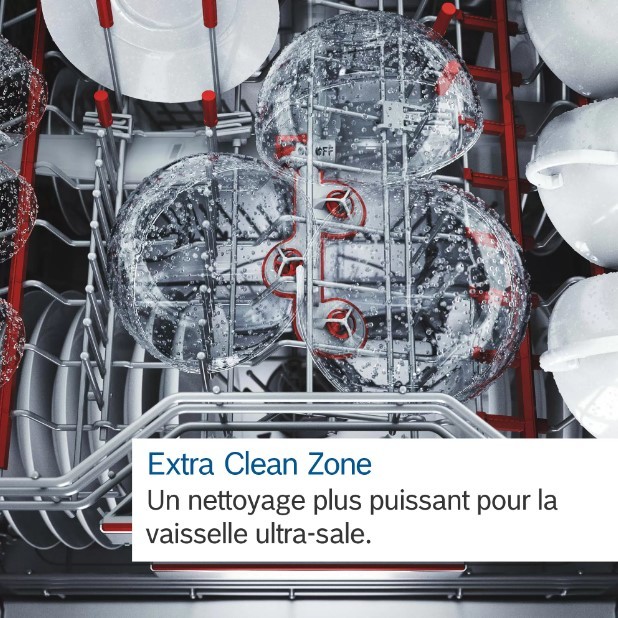 BOSCH Lave vaisselle 60 cm Série 6 Home Connect PerfectDry 42dB 13 couverts - SMS6ZDW08E