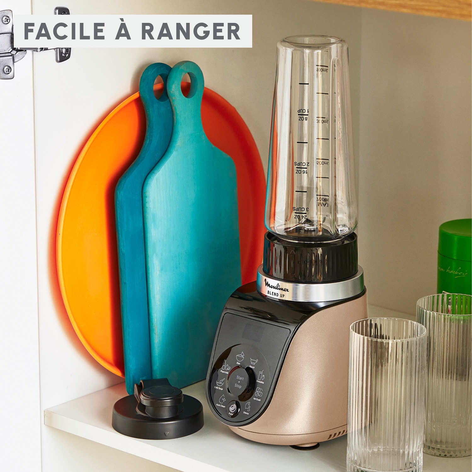 Blender MOULINEX 1000W 0.85L Dune - LM190AF0